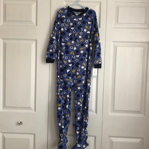 Carter’s Kid 1- piece sport fleece footie PJs